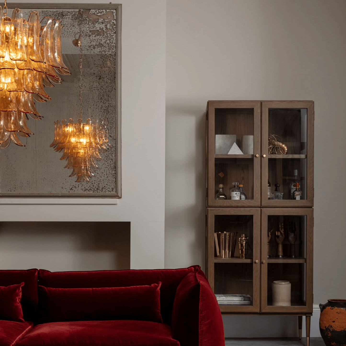 Amber Petalo Chandelier