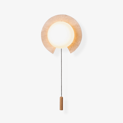 Solclip Travertine Wall Light