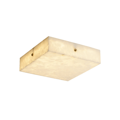 Square Alabaster Ceiling Light