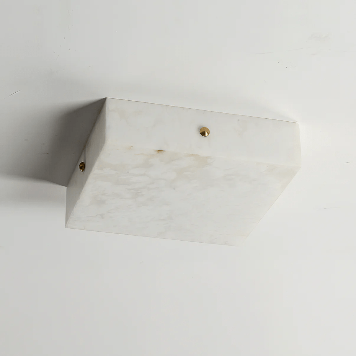 Square Alabaster Ceiling Light