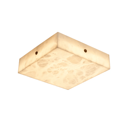Square Alabaster Ceiling Light