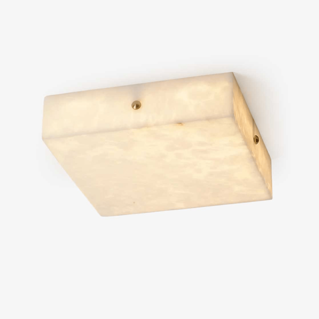 Square Alabaster Ceiling Light