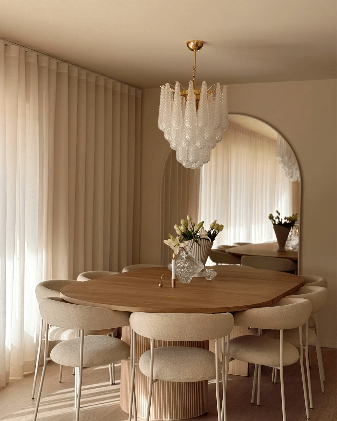 Viola Drop Chandelier