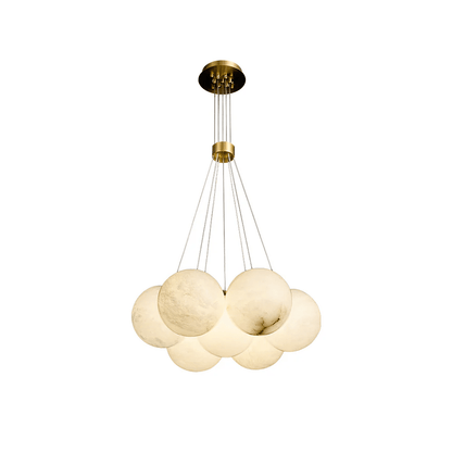 Alabaster Balls Chandelier