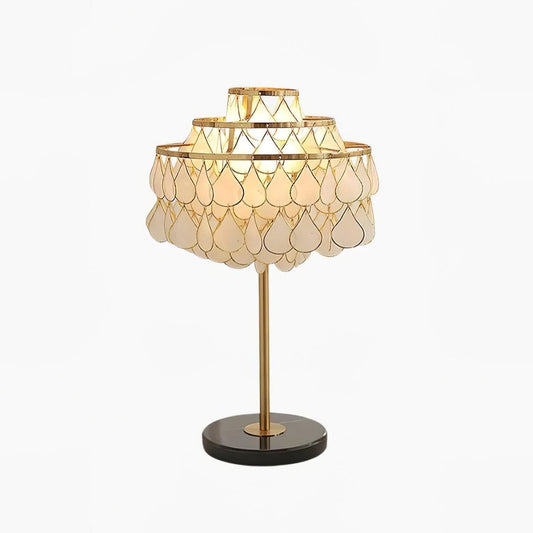 Teardrops Shell Table Lamp