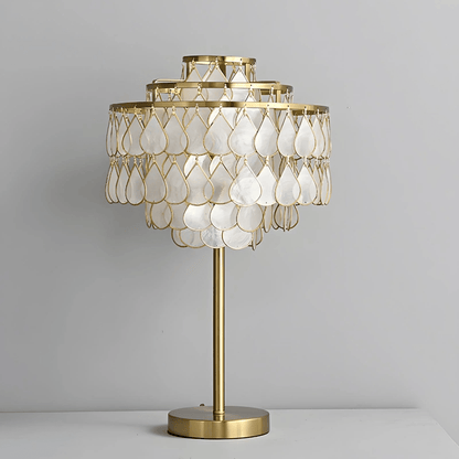 Teardrops Shell Table Lamp
