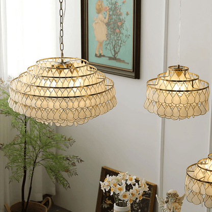 Teardrops Shell Chandelier
