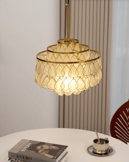 Teardrops Shell Chandelier