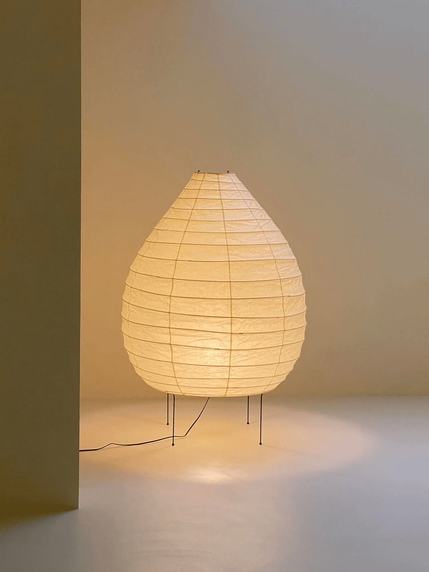 Washi Paper Lantern Floor Lamp