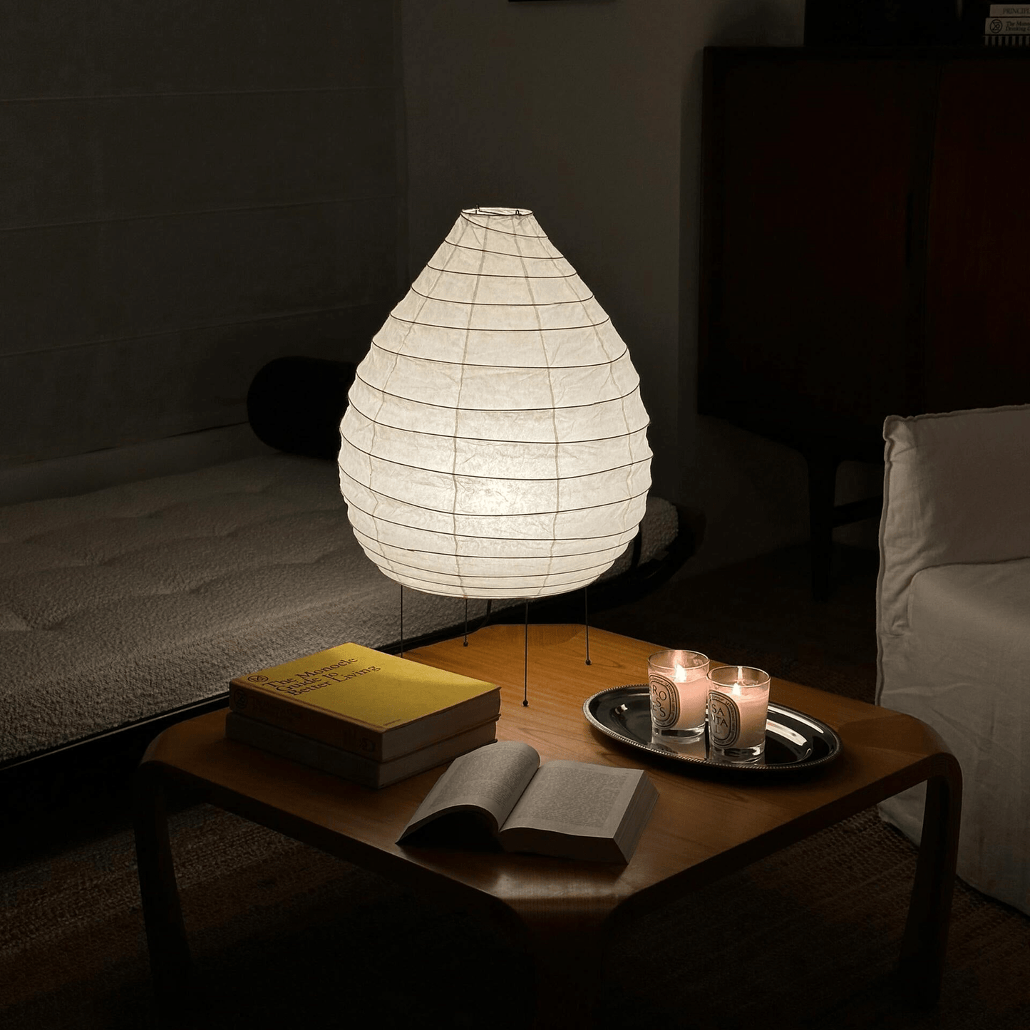 Washi Paper Lantern Table Lamp