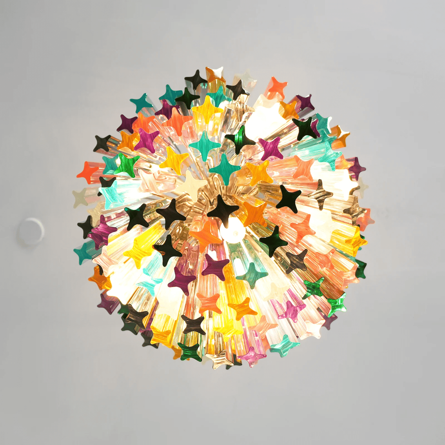 Prismatic Murano Colorful Chandelier