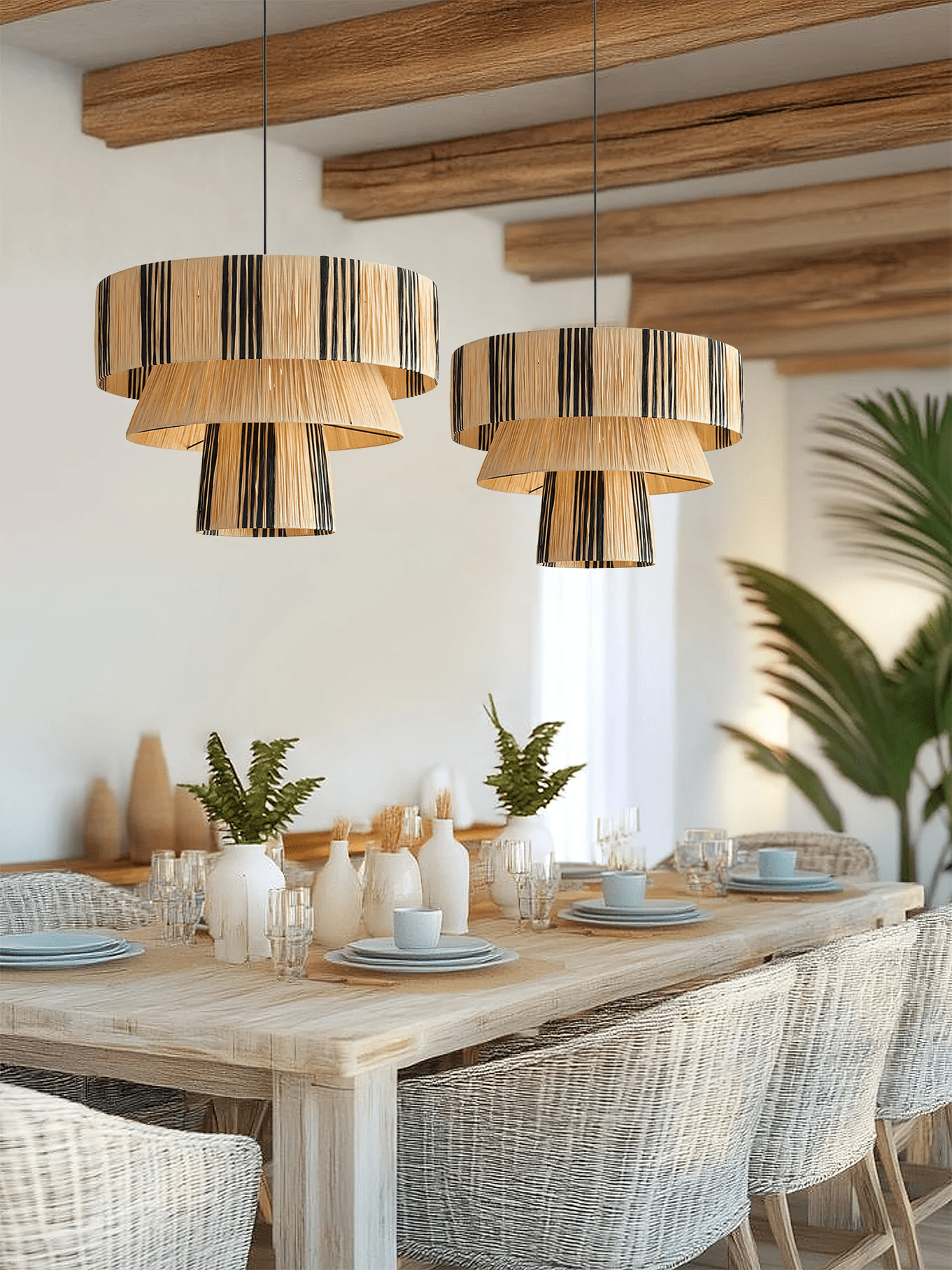Zarora Raffia Pendant Lamp