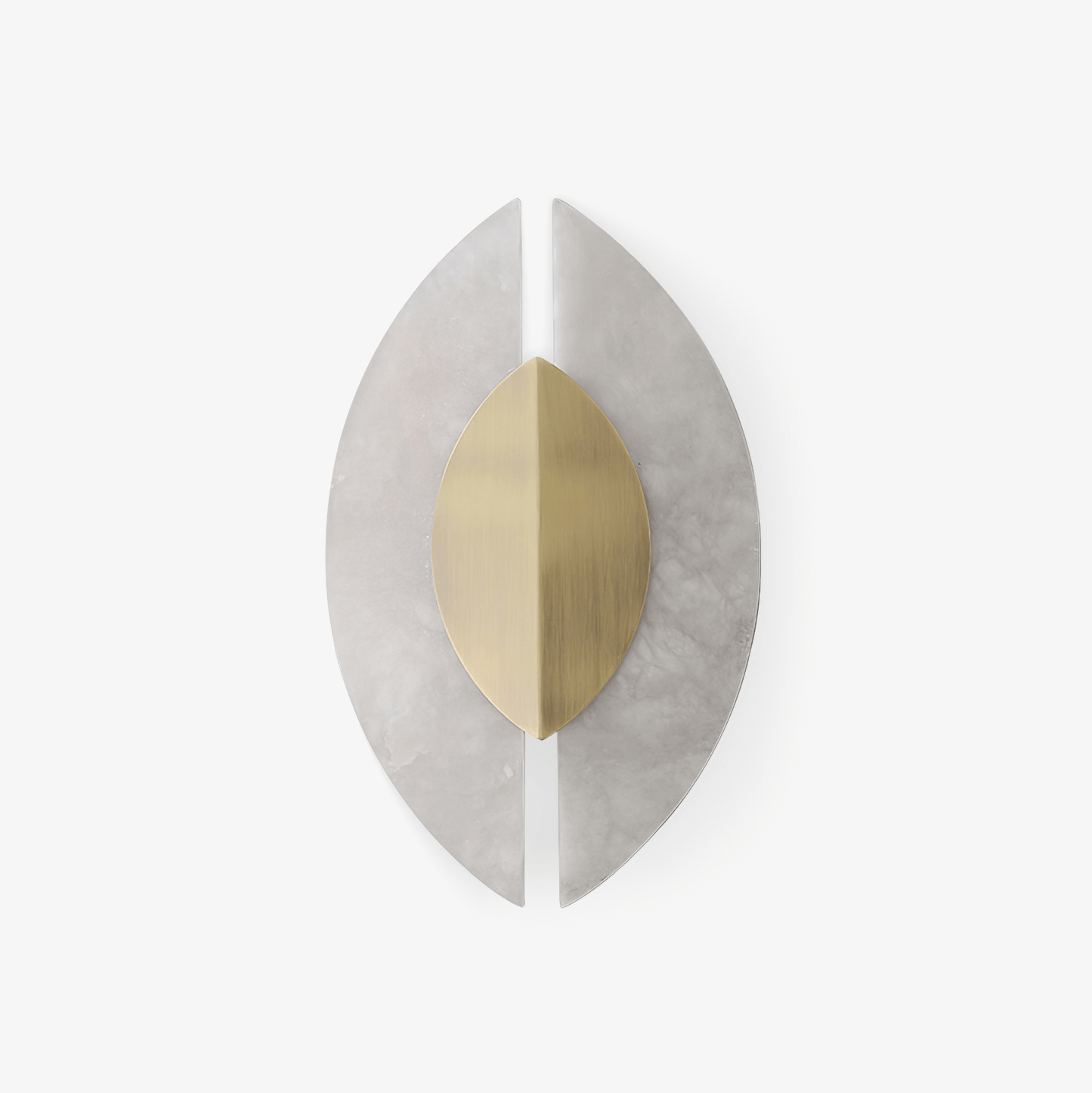 Solari Alabaster Leaf Sconce