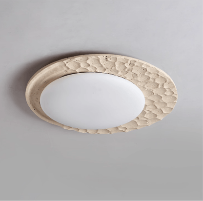 Venus Textured Stone Ceiling Light