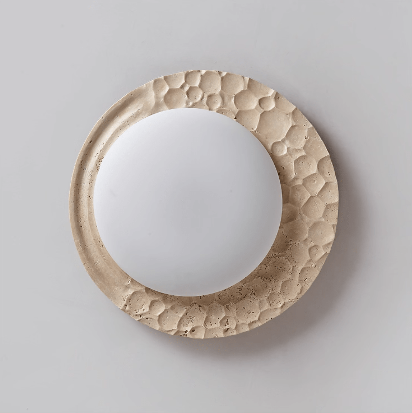 Venus Textured Stone Ceiling Light