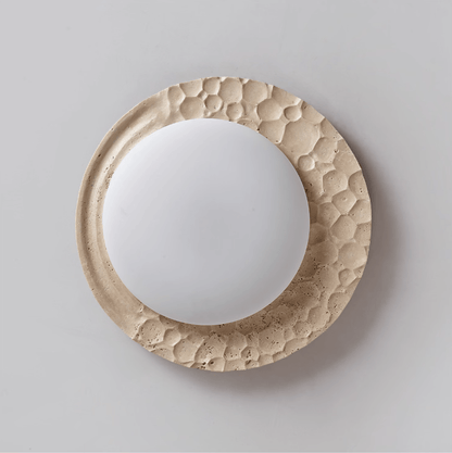 Venus Textured Stone Ceiling Light