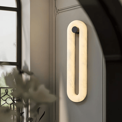 Alabaster Loop Wall Light