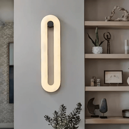 Alabaster Loop Wall Light