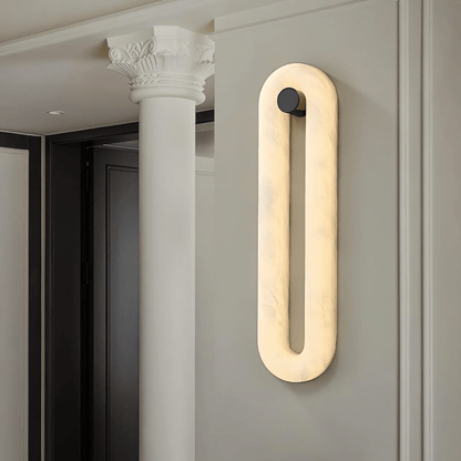 Alabaster Loop Wall Light