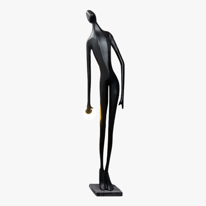 Noir Muse Sculpture Floor Lamp