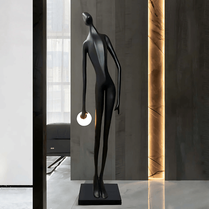 Noir Muse Sculpture Floor Lamp