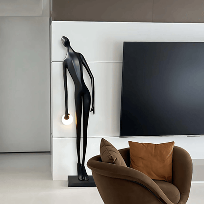 Noir Muse Sculpture Floor Lamp