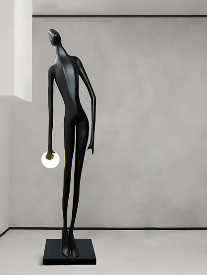 Noir Muse Sculpture Floor Lamp