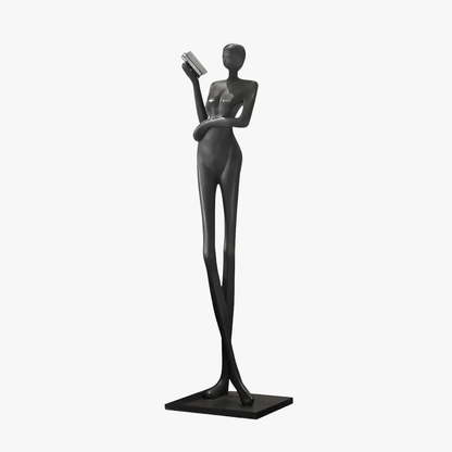 Graceful Reader Sculpture Ornaments