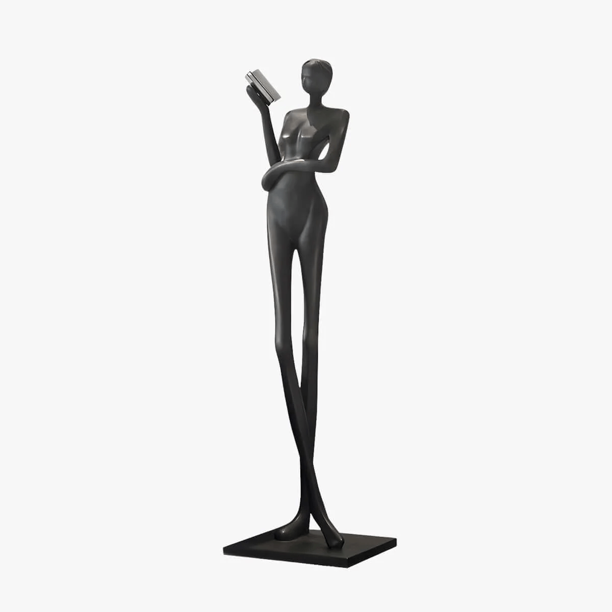 Graceful Reader Sculpture Ornaments