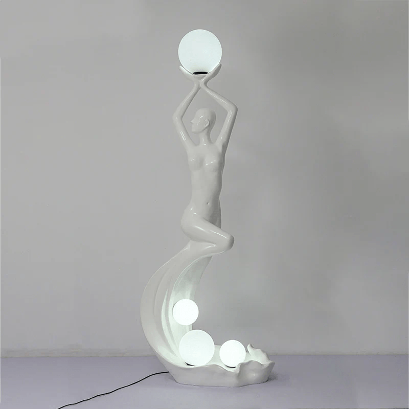 Mermaid Sculpture Floor Lamp