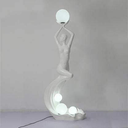 Mermaid Sculpture Floor Lamp