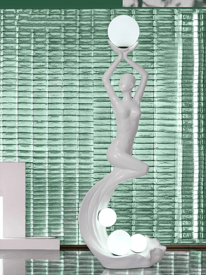 Mermaid Sculpture Floor Lamp