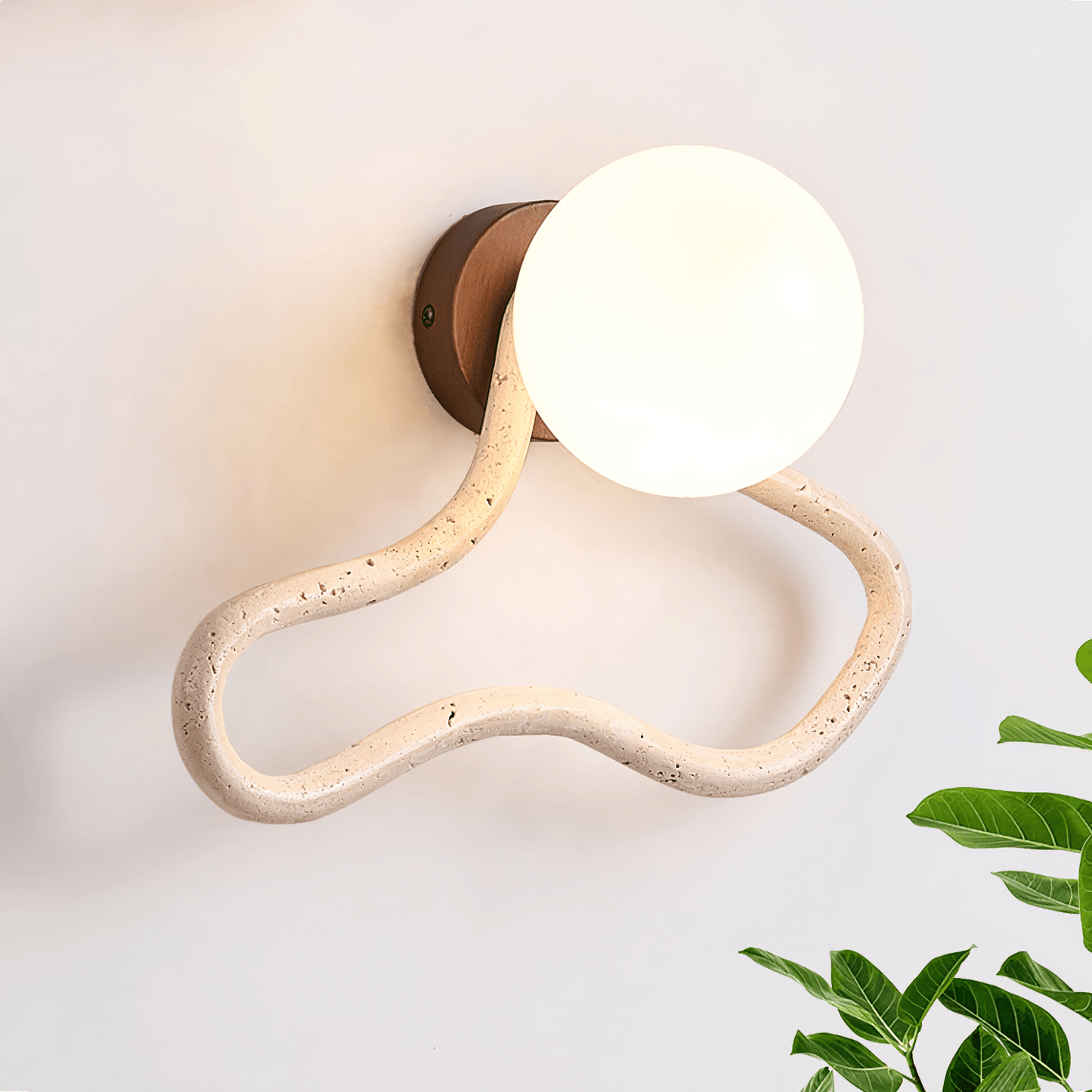 Driftform Travertine Wall Sconce