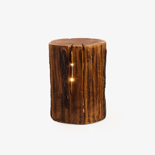 Rustic Log Outdoor LED Light