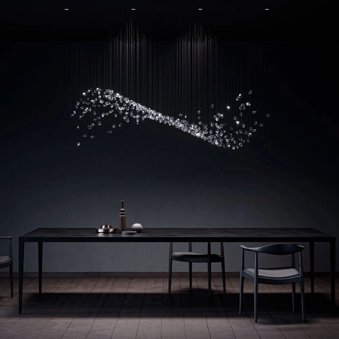 Raw Crystal Customize Chandelier