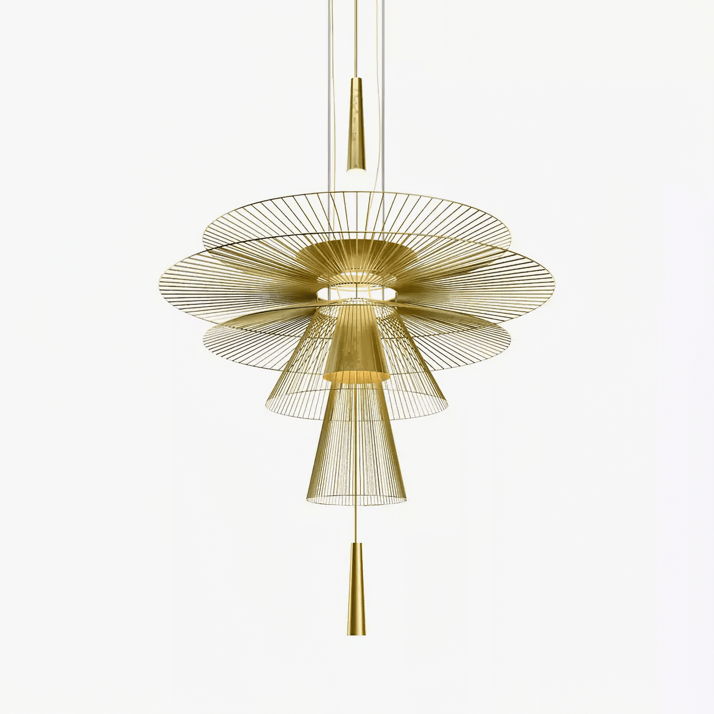 Golden Radiance Chandelier