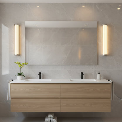 Hexagonal Glass Wall Lamp