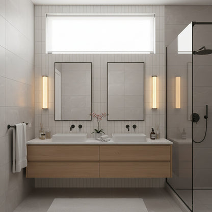 Hexagonal Glass Wall Lamp