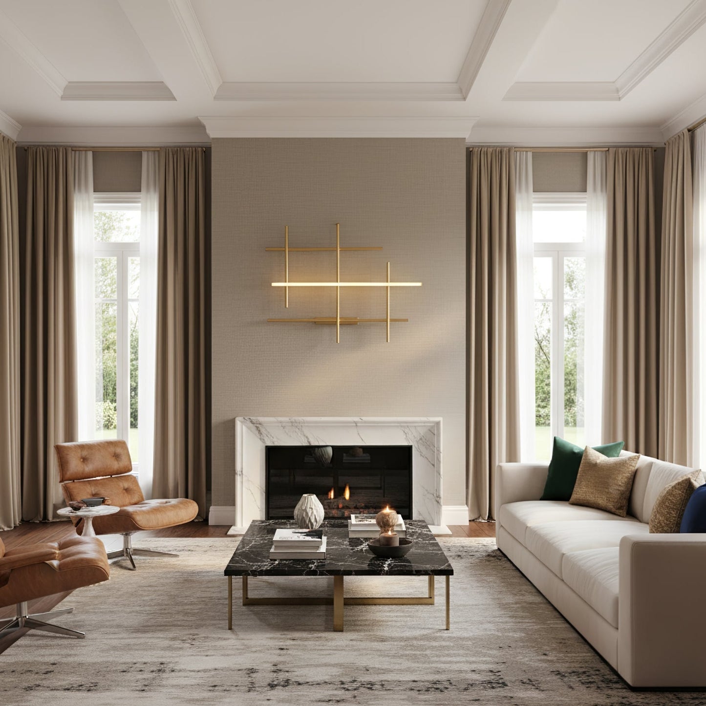 Geometric Linear Wall  Lamp