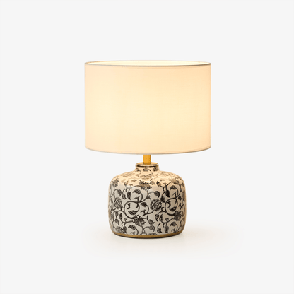 Ebony Vine Ceramic Table Lamp