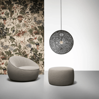 Spherical Woven Pendant Light