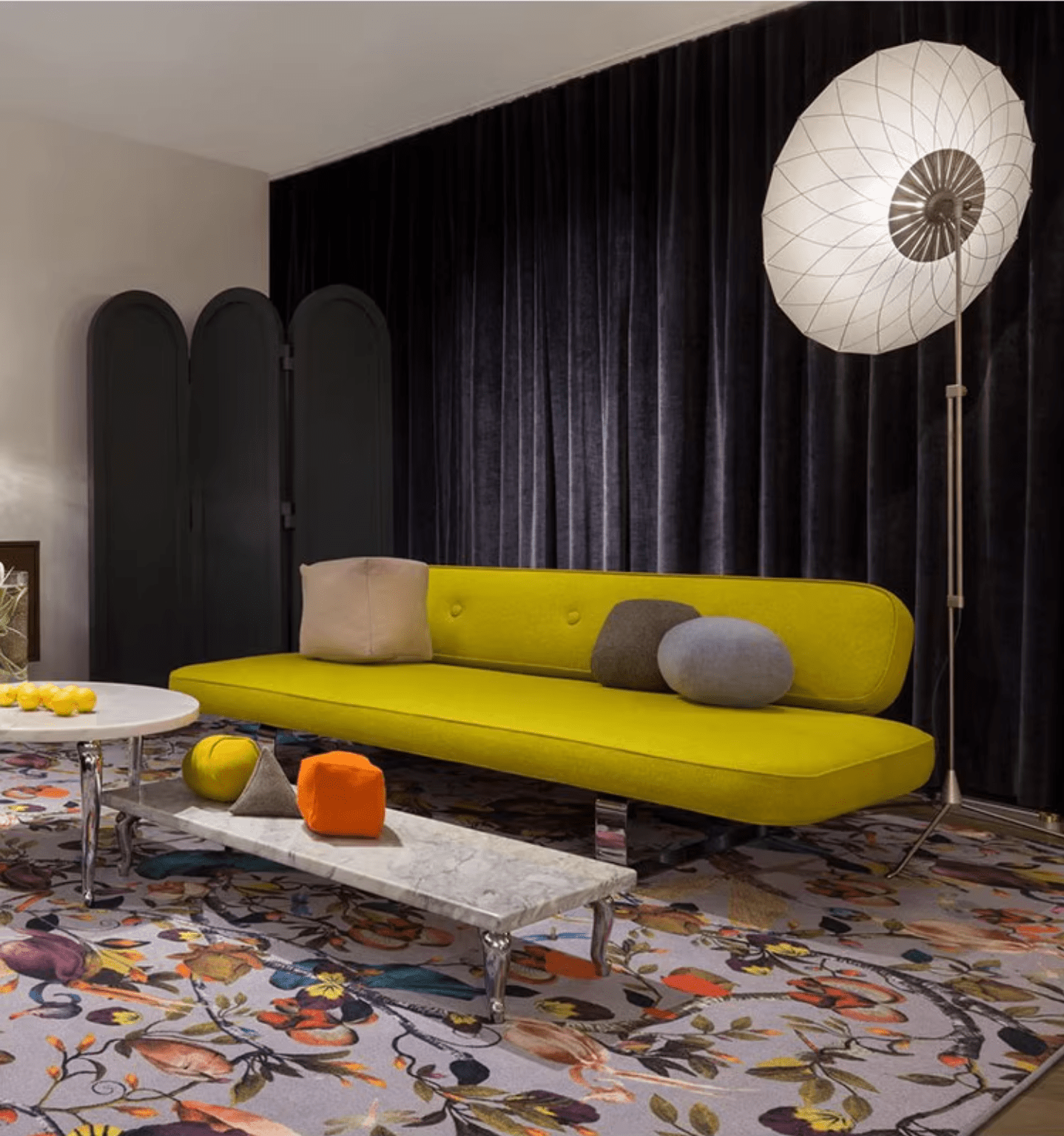 Radiant Floral Floor Lamp