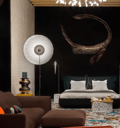 Radiant Floral Floor Lamp