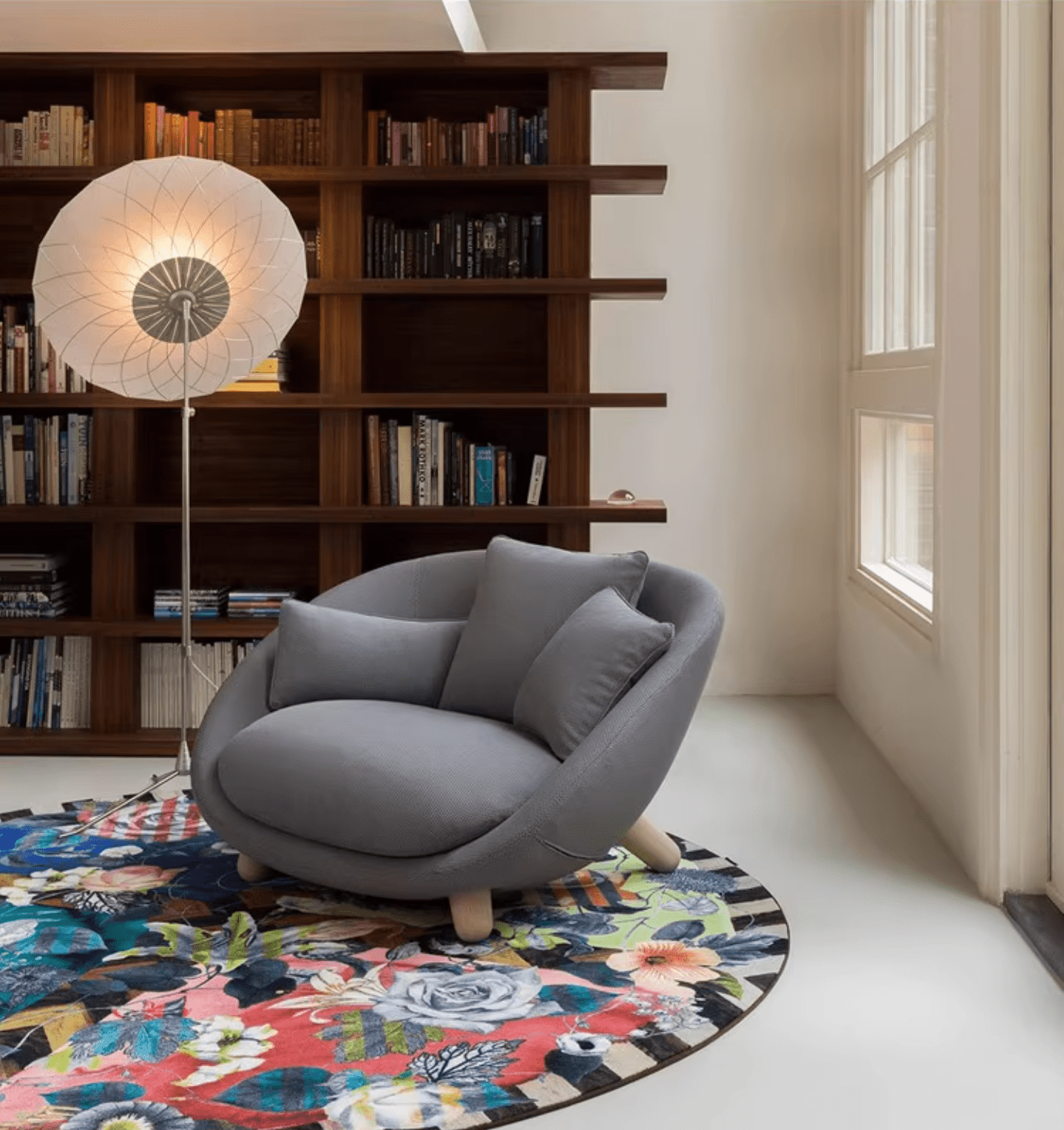 Radiant Floral Floor Lamp