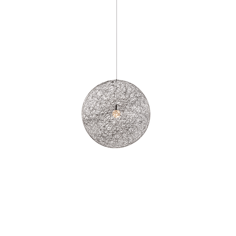 Spherical Woven Pendant Light