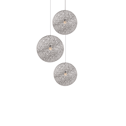 Spherical Woven Pendant Light