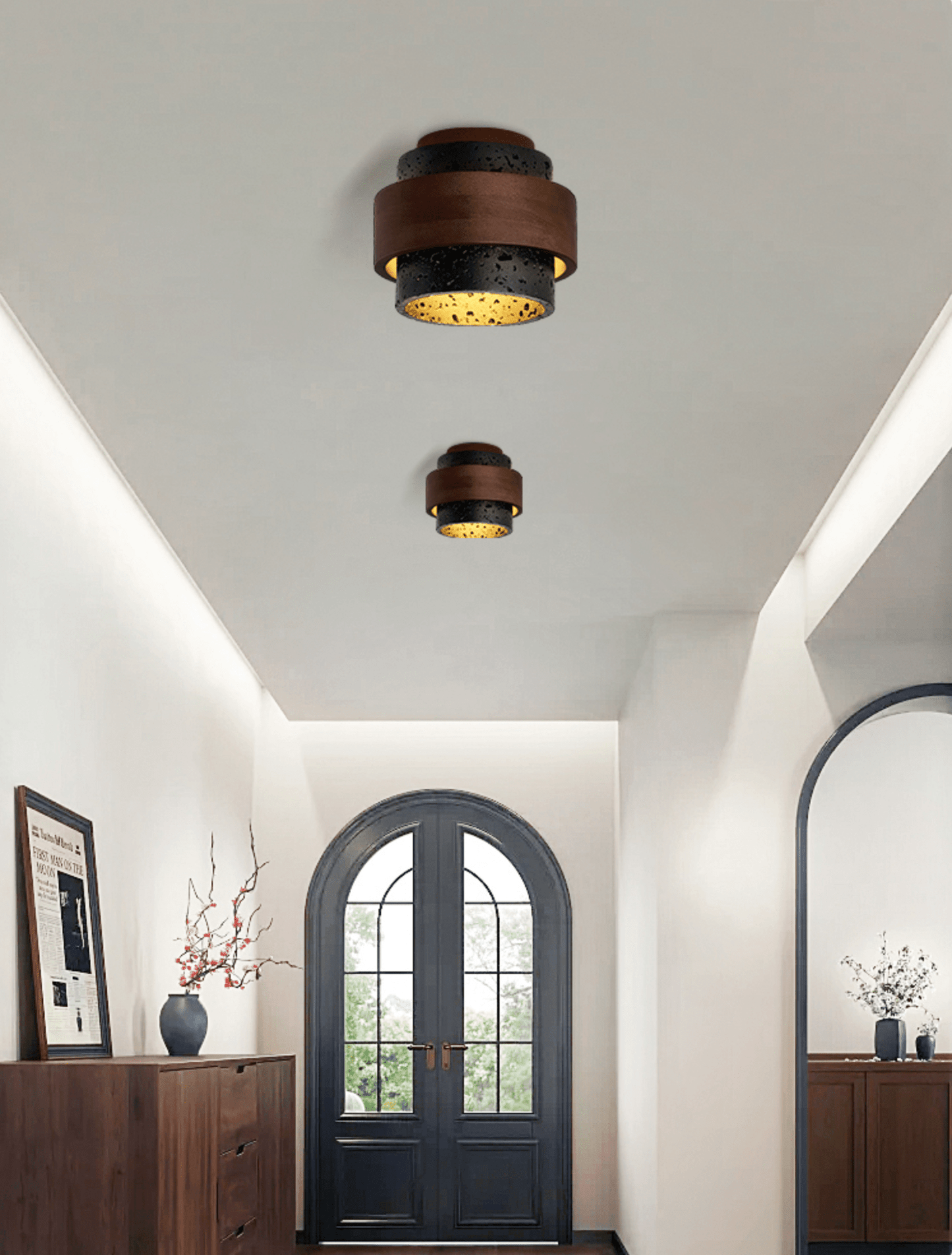 Ebony Ceiling Light