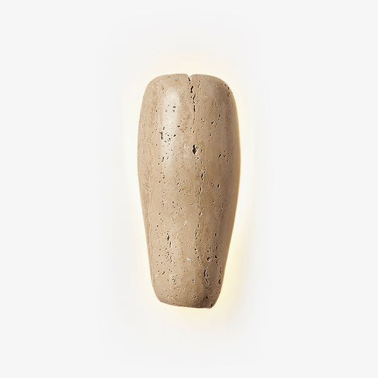 Earthy Stone Wall Sconce