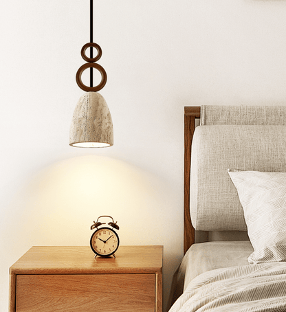 Stone Bell Rings Pendant Light