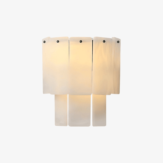 Fractured Alabaster Wall Sconce